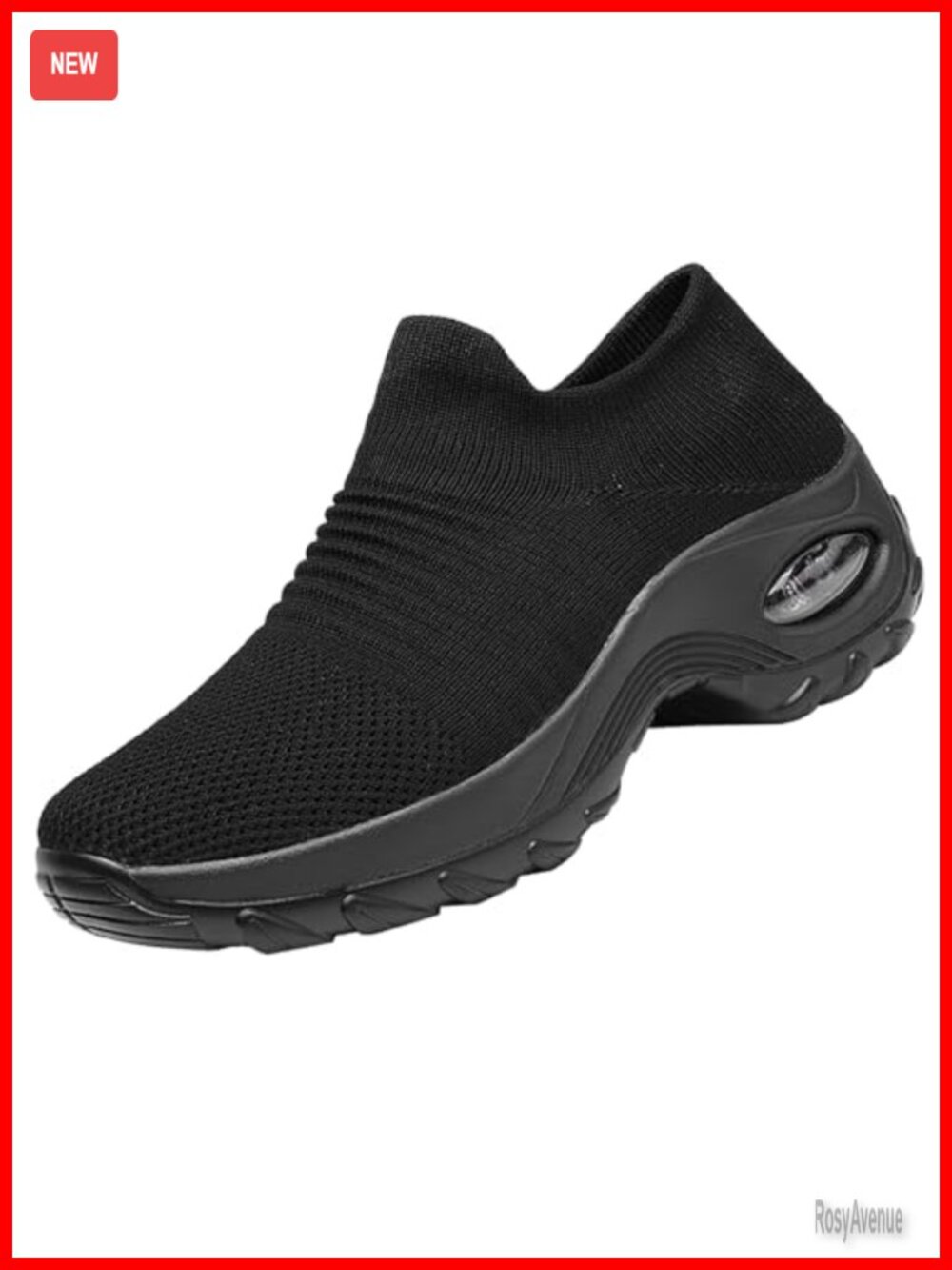 Non Slip Slip On Sneakers Mesh Work Walking Gym Shoes